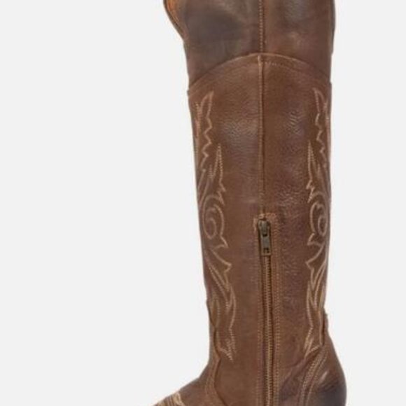 Size 10 Womens Freebird Wesley Tall Brown Western Cowboy Boots-NEW IN BOX! - Picture 3 of 12